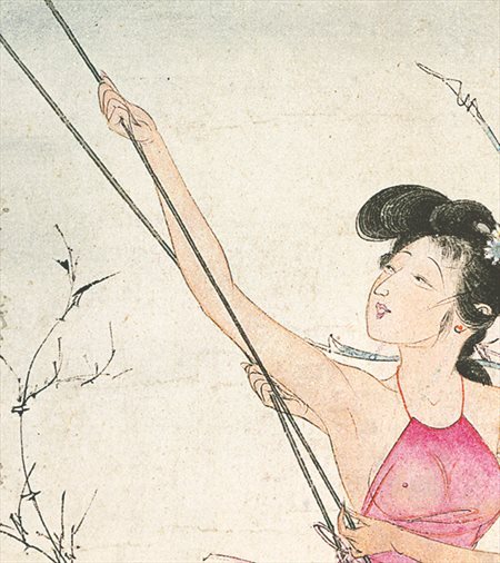 太子河-胡也佛的仕女画和最知名的金瓶梅秘戏图